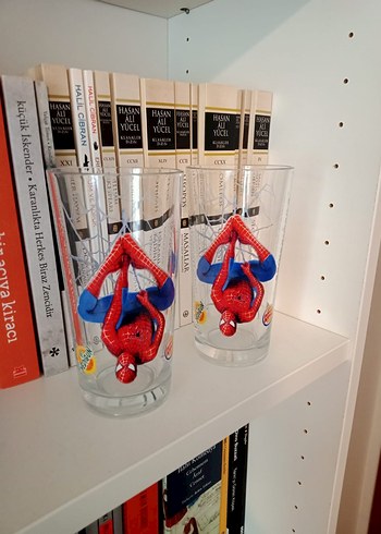 Renkli Örümcek Adam Figürlü Bardak - Görsel 5