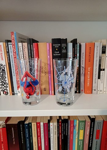 Renkli Örümcek Adam Figürlü Bardak - Görsel 3