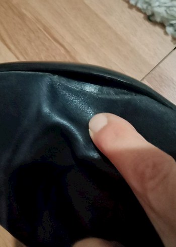 Siyah Rugan Tokalı Dizüstü Topuklu Bot - Görsel 6