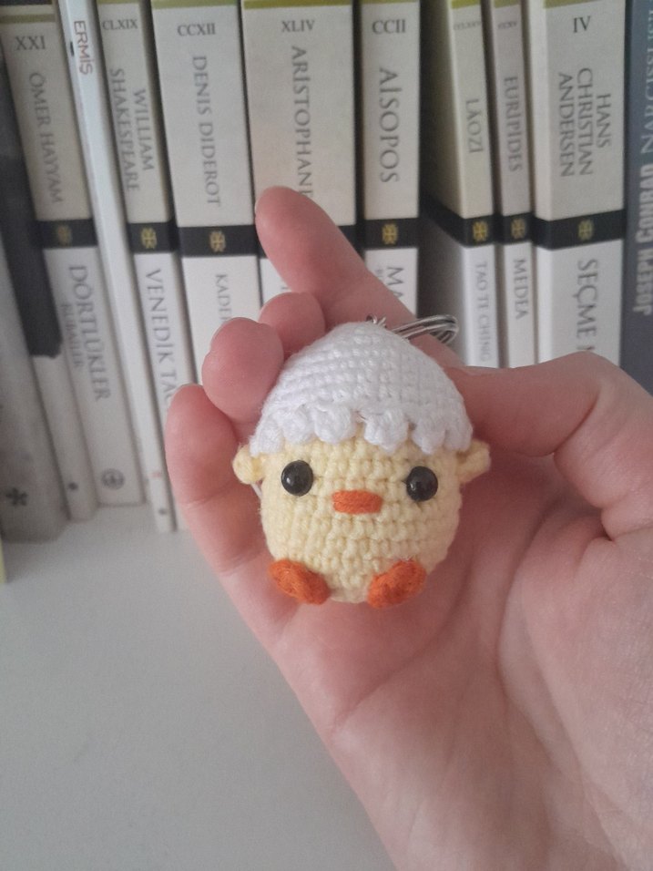 Örgü Civciv Anahtarlık - Görsel 2