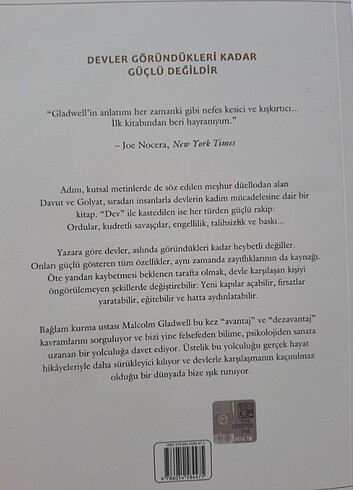 Davut ve Golyat Malcolm Gladwell