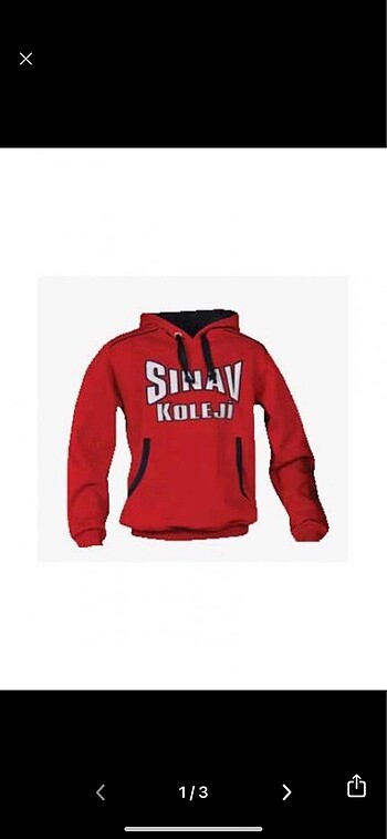 Sınav koleji sweatshirt