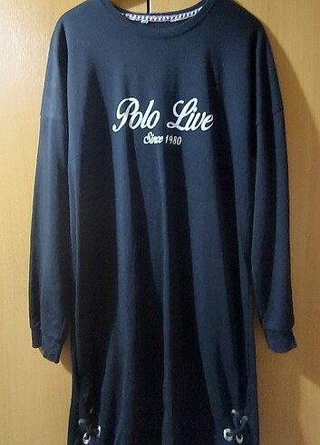 Polo Live Siyah Uzun Kollu Tunik