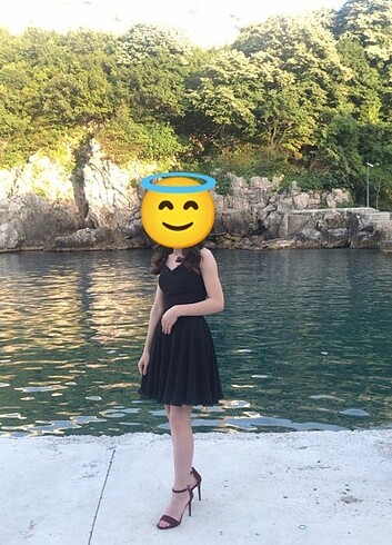Siyah Mezuniyet Elbisesi Hot Contacts 