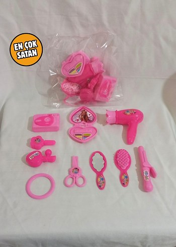 GÜZELLİK KUAFÖR SET OYUNCAK 10 PARÇA