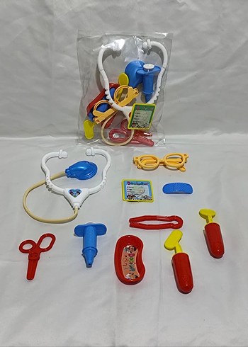 RENKLİ DOKTOR SET OYUNCAK 10 PARÇA
