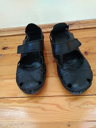 Flo Ayakkabı Siyah yazlık ayakkabı topuklu sandalet