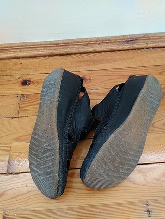 38 Beden Siyah yazlık ayakkabı topuklu sandalet