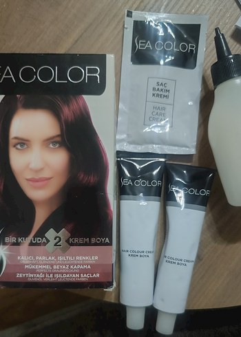 Sea Color Kestane Kızıl Saç Boyası 4.6 - Görsel 2