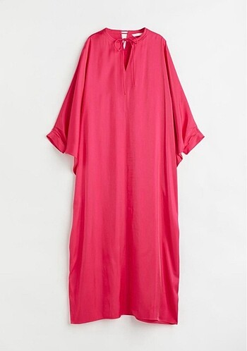 H&M H&M pembe kaftan elbise