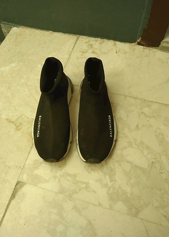 Siyah Balenciaga Erkek Spor Bot