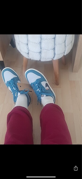 38,5 Beden mavi Renk Nike spor ayakkabı