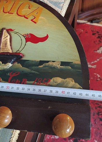 country courney VİNTAGE ahşap askılık - Görsel 3