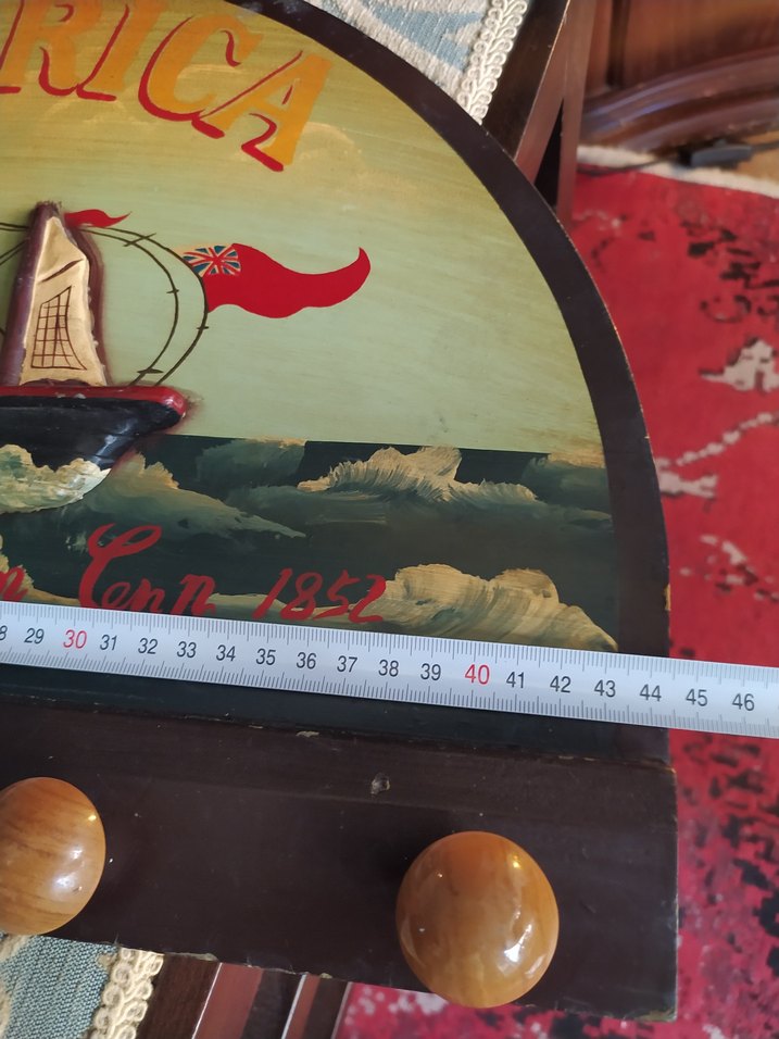 country courney VİNTAGE ahşap askılık - Görsel 3