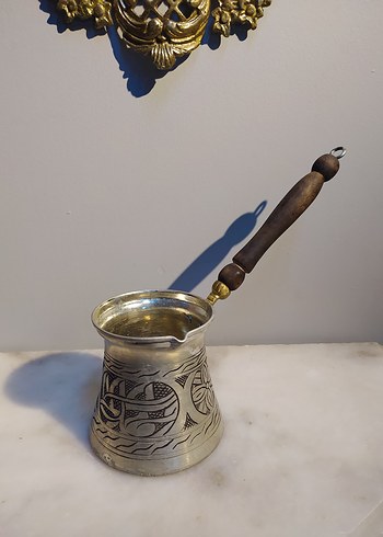 Bakır Cezve sedef kaplama - Görsel 2