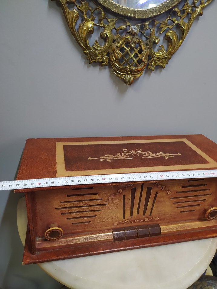 Ahşap Radyo Görünümlü KUTU - Görsel 4