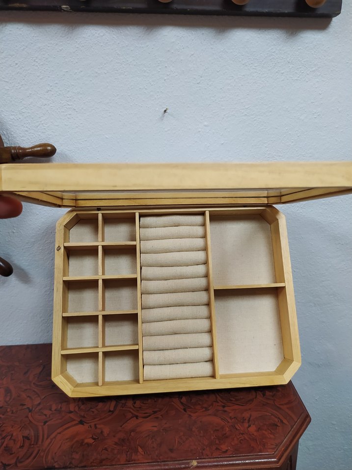 ZARA MÜCEVHER TAKI KUTUSU MASİF AHŞAP - Görsel 2