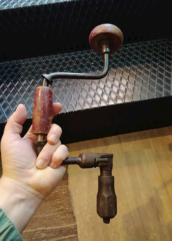 Bordo Renkli Vintage El Matkabı - Görsel 2