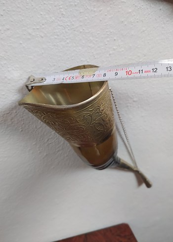 Antika Boynuz Şekilli Vazo - Görsel 5