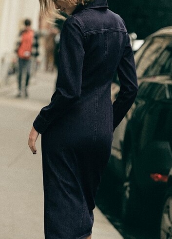 Zara Orijinal Zara kot elbise