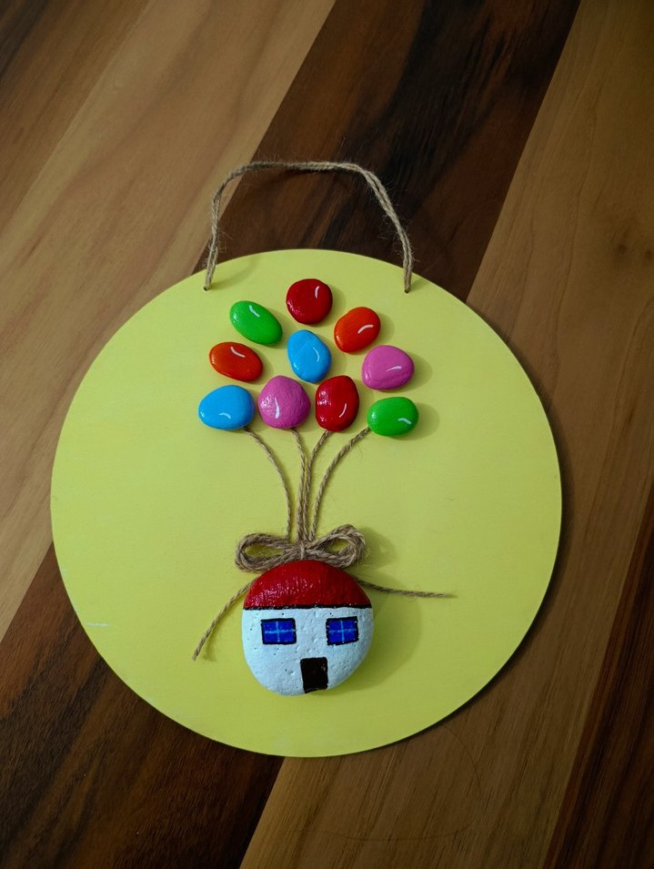 taş boyama dekoratif tablo - Görsel 3