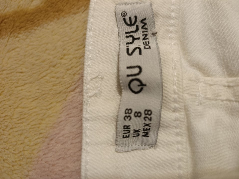 Beyaz Midi Regular Fit Kadın Jean - Görsel 3