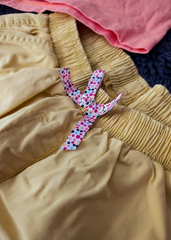 Kızlar için Çok Renkli Pamuklu Rahat Şortlar
8/10 yaş - Görsel 2