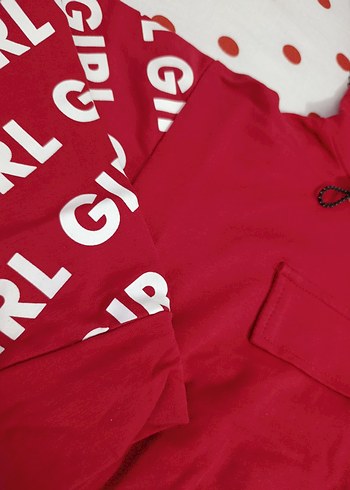 Diğer Kız Çocuk Kapüşonlu Sweatshirt ve Etek Takımı
