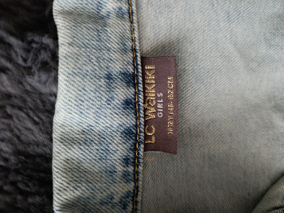 Nakışlı Kız çocuk Denim Ceket - Görsel 4