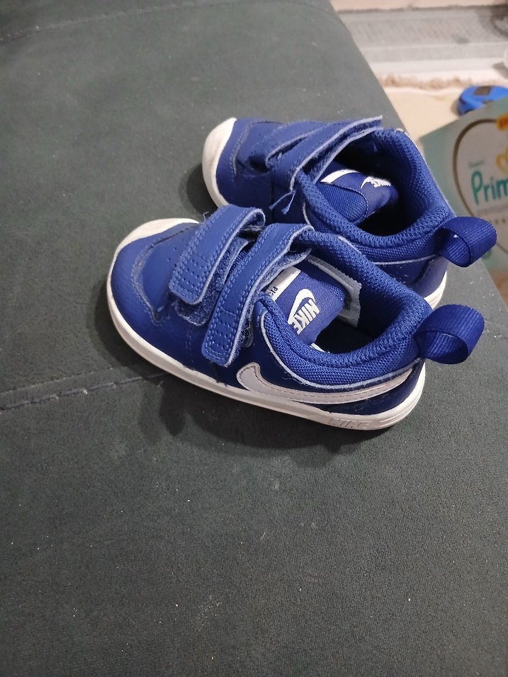 Mavi Erkek Çocuk Spor Ayakkabı Cırt Cırtlı - Görsel 3