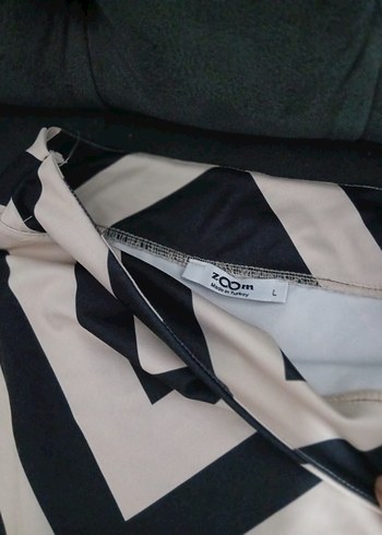 Zebra Desenli Siyah Beyaz İkili Takım - Görsel 3