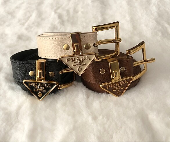 Prada kemer 3 adet
