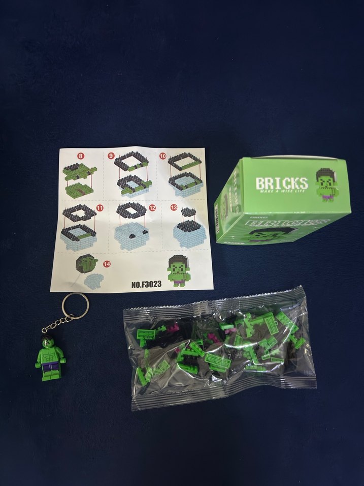Marvel Hulk Bricks Lego Yapı Taşları - Görsel 3
