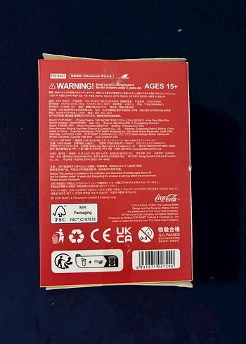 THE MONSTERS Labubu X Coca Cola Pop Mart Figür - Görsel 3