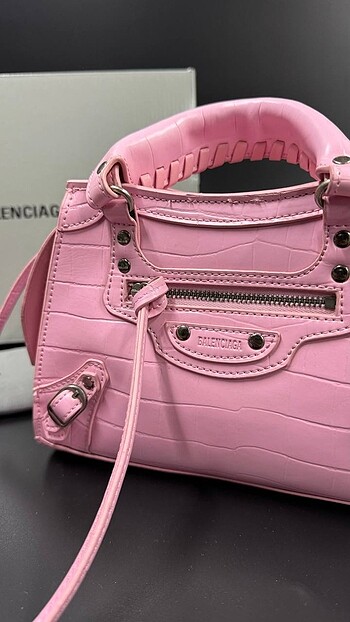 Balenciaga BALENCİAGA PİNK DRESSED KADIN KOL ÇANTA