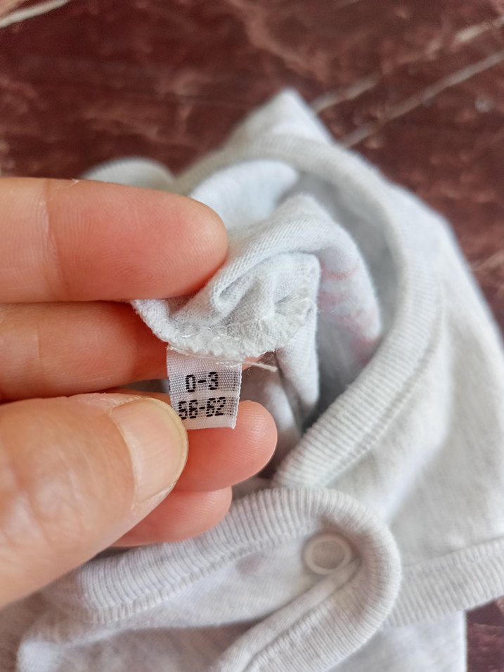 Gri Erkek Bebek Kolsuz Body - Görsel 4