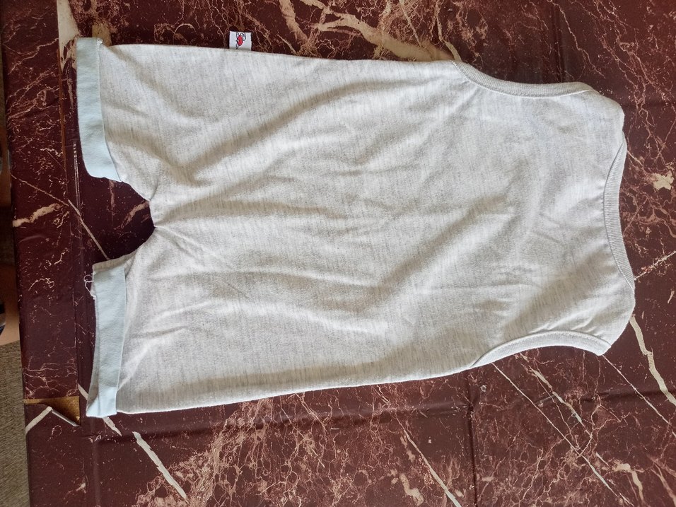 Gri Erkek Bebek Kolsuz Body - Görsel 3