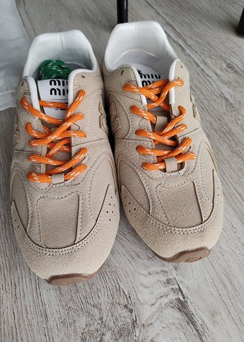 Kahverengi Süet Kadın Spor Ayakkabı - Görsel 2