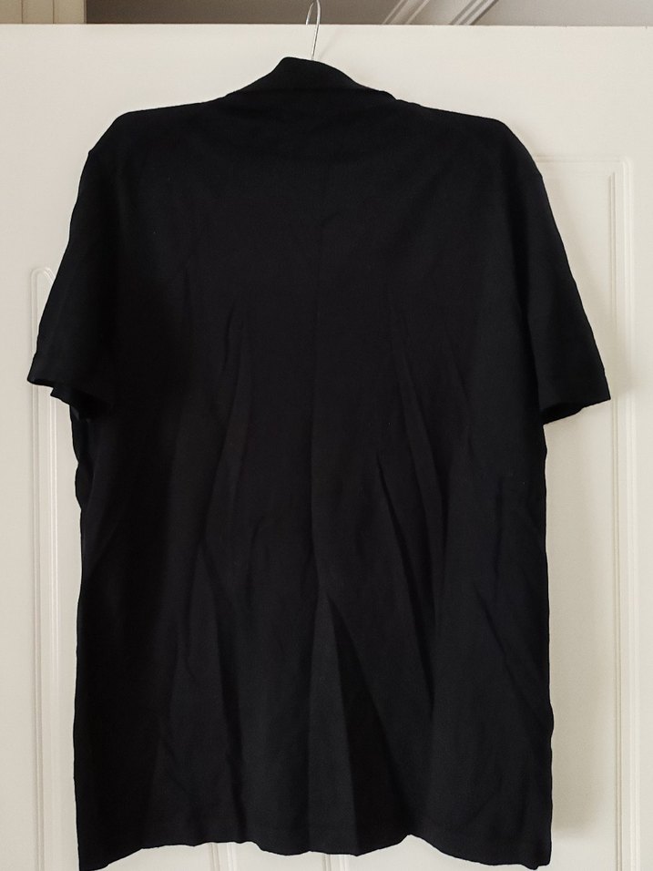 Kısa Kollu Siyah Triko Erkek Kazak - Görsel 3