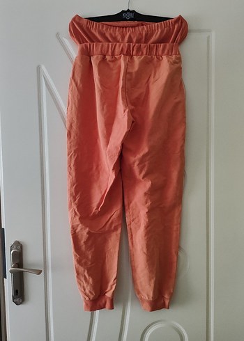 Kadın turuncu Rahat Kesim Hamile Eşofman Altı Pantolon - Görsel 3