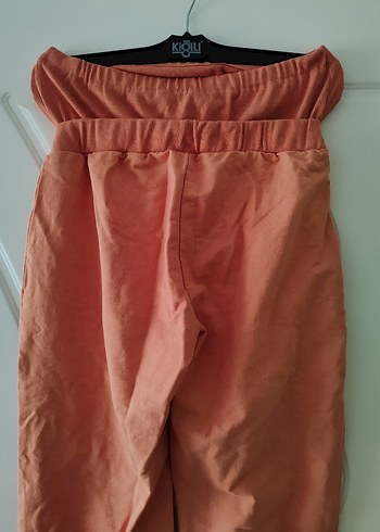 Kadın turuncu Rahat Kesim Hamile Eşofman Altı Pantolon - Görsel 2