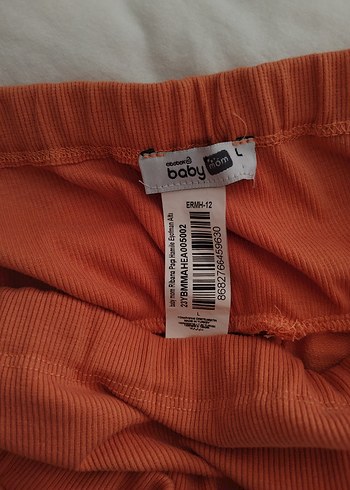 Kadın turuncu Rahat Kesim Hamile Eşofman Altı Pantolon - Görsel 4