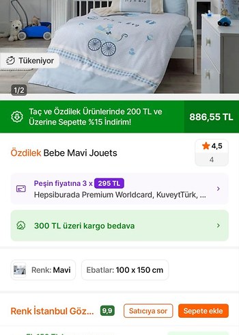 Özdilek Özdilek bebek nevresim takımı