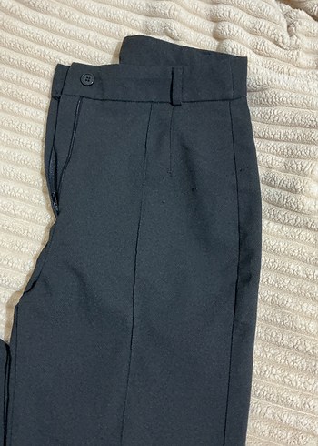 Siyah Kadın Kumaş Pantolon - Görsel 5