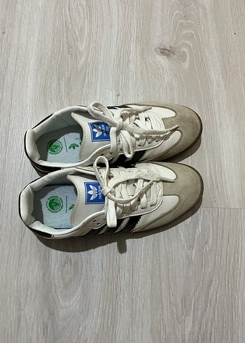 Beyaz Adidas Samba Kadın Spor Ayakkabı - Görsel 6