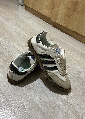Beyaz Adidas Samba Kadın Spor Ayakkabı - Görsel 8