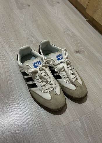 Beyaz Adidas Samba Kadın Spor Ayakkabı - Görsel 2