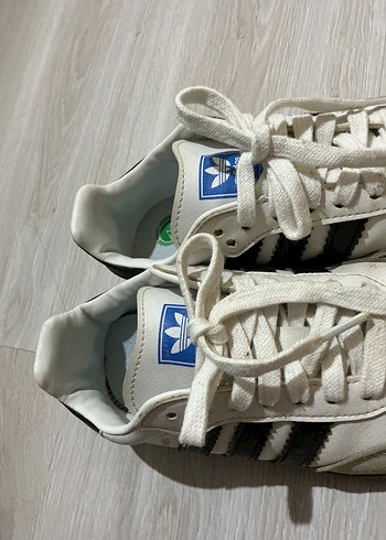 Beyaz Adidas Samba Kadın Spor Ayakkabı - Görsel 5