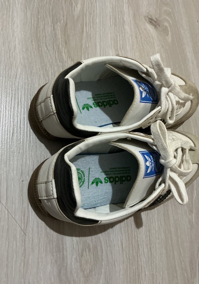 Beyaz Adidas Samba Kadın Spor Ayakkabı - Görsel 4