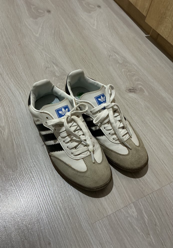 Beyaz Adidas Samba Kadın Spor Ayakkabı - Görsel 2